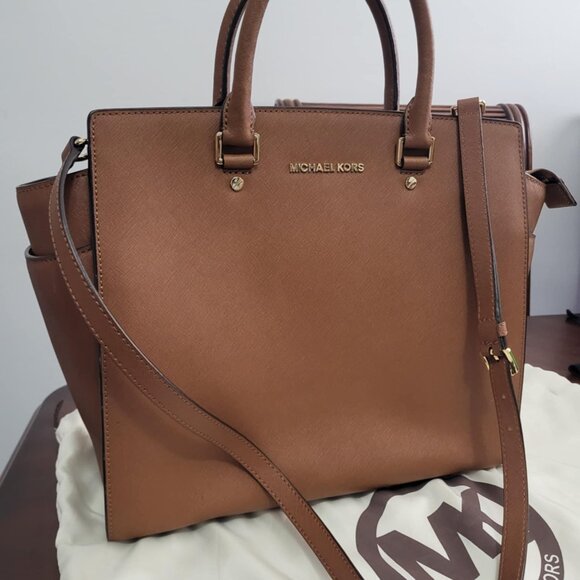 Michael Kors Brown Satchel Bag - Picture 2 of 8